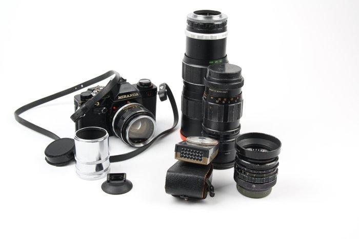 Miranda dx-3 met 4 lenzen en diverse asscores Analoge camera, Audio, Tv en Foto, Fotocamera's Analoog
