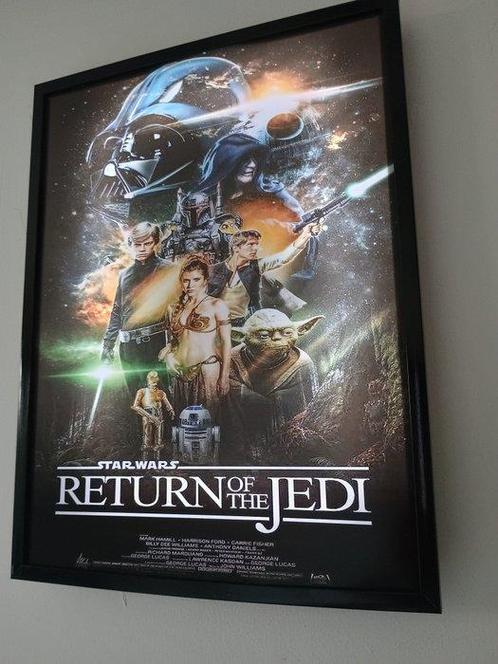 Star Wars - Return of the Jedi Lightbox (40x30 cm) - Fanmade, Verzamelen, Film en Tv