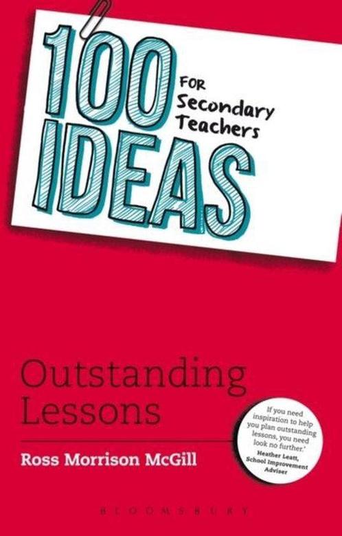 100 Ideas for Secondary Teachers 9781472905307, Livres, Livres Autre, Envoi
