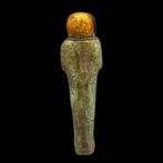 Replica van het oude Egyptisch Ushabti met hiërogliefen