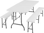 2dekans | tectake® - Campingtafelset - Picknicktafelset -, Ophalen of Verzenden, Nieuw