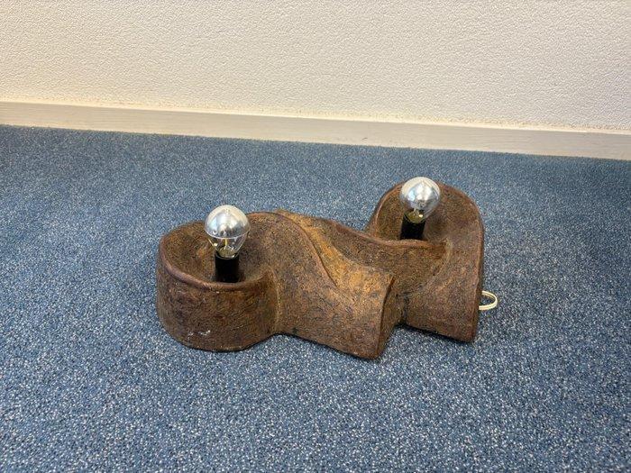 Brutalist Chamotte - Lampe murale - Faïence - Applique, Antiek en Kunst, Antiek | Verlichting