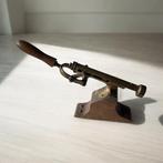 Bar corkscrew mounted on an oak base - Tire-bouchon - Chêne