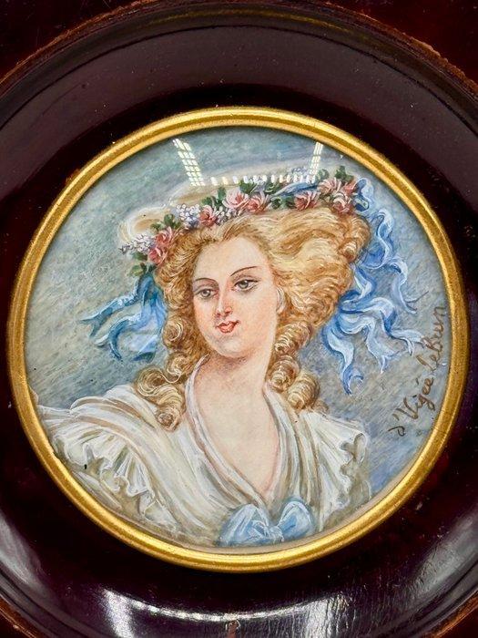 Franse school (XIX) - Retrato de Princesa Lamballe, Antiek en Kunst, Curiosa en Brocante