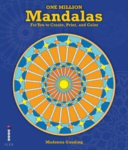 One Million Mandalas: For You to Create, Print and Colour By, Boeken, Overige Boeken, Zo goed als nieuw, Verzenden