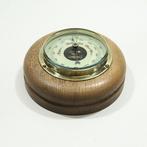 Huger - Aneroid barometer - Hout, Facet geslepen glas,, Antiek en Kunst