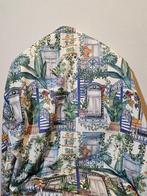 300x280cm! Classic Design stof met bloemrijke balkons en, Antiek en Kunst