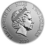 Niue. 2 Dollars 2020 1 oz $2 NZD Niue Silver Disney Mickey &