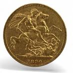 Royaume-Uni. Victoria. Sovereign 1890, Postzegels en Munten