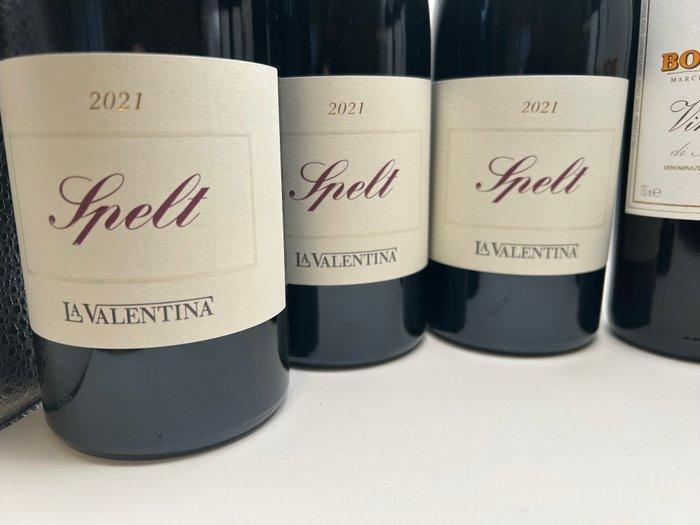 2021 x3 La Valentina Spelt Montepulciano 3x 2022 Boscarelli, Verzamelen, Wijnen