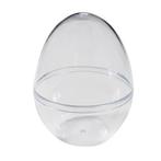 Ei kunststof transparant deelbaar 120 mm per stuk, Nieuw