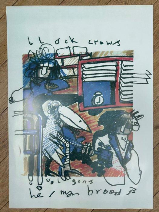 Herman Brood - Eric Clapton, Black Crowes, barbra - Bob, Antiquités & Art, Art | Dessins & Photographie