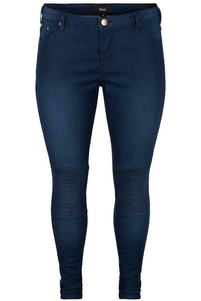 Jeans Zizzi AMY plooien knie maat 52, Kleding | Dames, Broeken en Pantalons, Verzenden