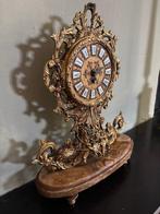Boudoir klok - Duits fabrikaat - Antiek Marmer, Messing,