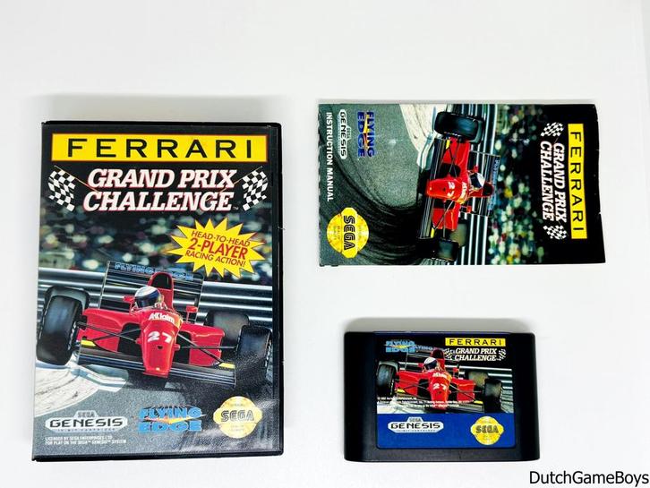 Sega Genesis - Ferrari - Grand Prix Challenge, Games en Spelcomputers, Spelcomputers | Sega, Gebruikt, Verzenden