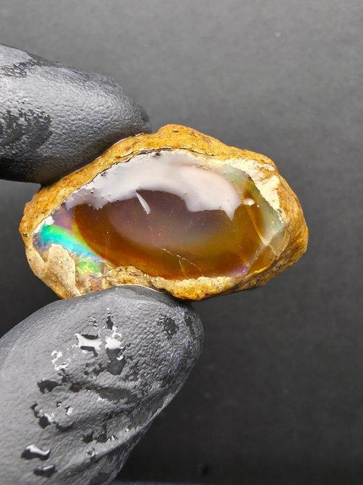 82.55ct Natural Crystal Opal Specimen Ruw- 16.51 g, Verzamelen, Mineralen en Fossielen