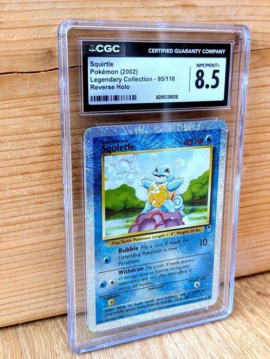 Pokémon - 1 Graded card - Squirtle Reverse #95/110 - 2002 -, Hobby en Vrije tijd, Verzamelkaartspellen | Pokémon