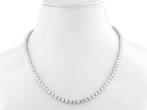 Ketting met hanger - 18 karaat Witgoud - 16.03ct. tw.