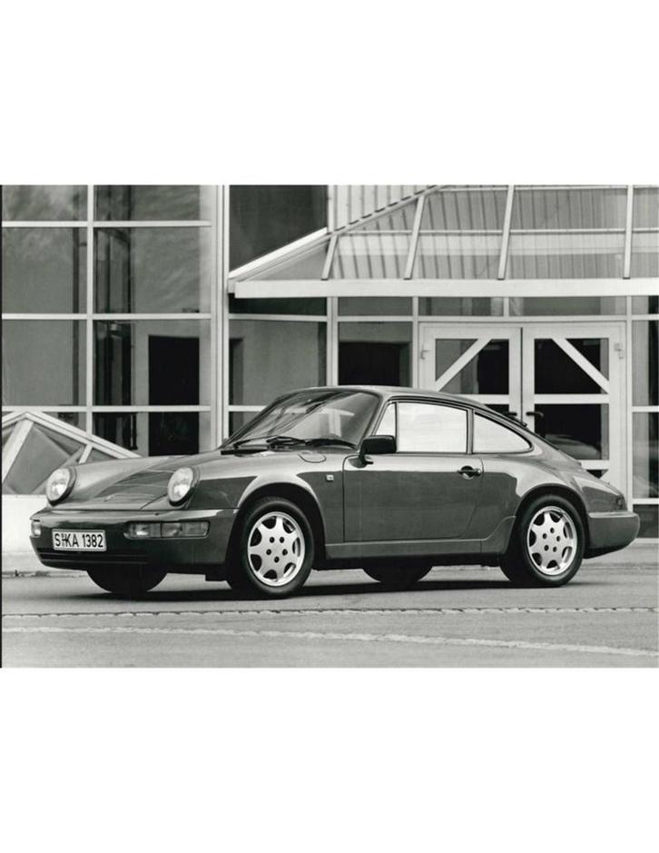 1990 PORSCHE 911 CARRERA 4 PERSFOTO, Boeken, Auto's | Folders en Tijdschriften, Ophalen of Verzenden