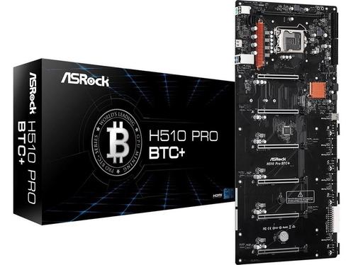 Asrock H510 Pro BTC+ Intel H510 LGA 1200, Computers en Software, Moederborden, Nieuw, Verzenden