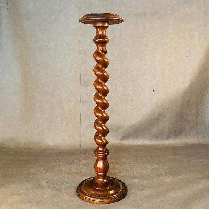 Zuilvormig houtsnijwerk, Expo - 102 cm - Hout, Italiaanse, Antiek en Kunst, Curiosa en Brocante