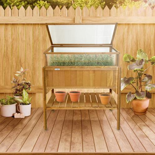 Plantenbak | Kweekbak | Kweektafel | 97,5x49x120 cm | Hout, Jardin & Terrasse, Bacs à fleurs & Jardinières, Envoi