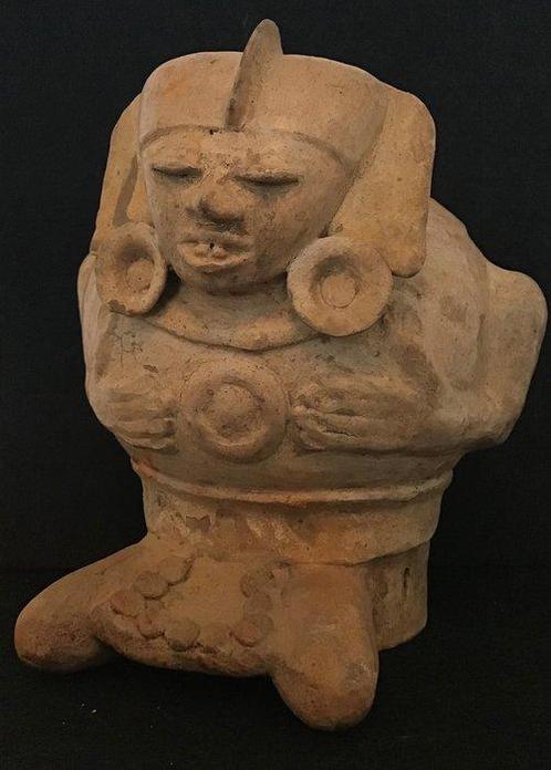 Precolumbiaanse Maya-figuur in de vorm van een groot, Verzamelen, Mineralen en Fossielen