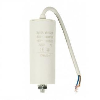 Condensator - Aanloop - 20.0 F (Max. 450V, Met kabel), Doe-het-zelf en Bouw, Elektriciteit en Kabels, Verzenden