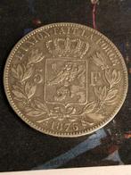 België. Leopold II (1865-1909). 5 Francs 1875  (Zonder