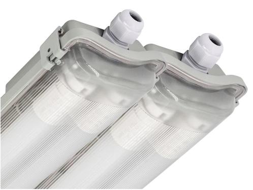 Tweedekans | 2x Yela Lighting TL LED Armatuur - 2x18 W -, Huis en Inrichting, Lampen | Plafondlampen, Ophalen of Verzenden