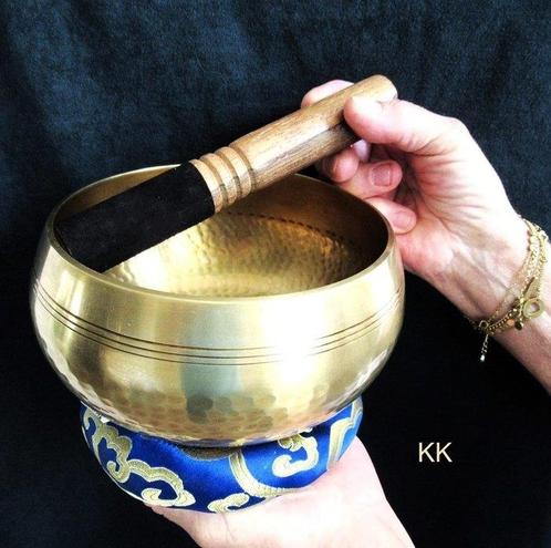 Klankschaal - Large Zen Singing Bowl 15 cm - Original, Antiek en Kunst, Antiek | Boeken en Manuscripten