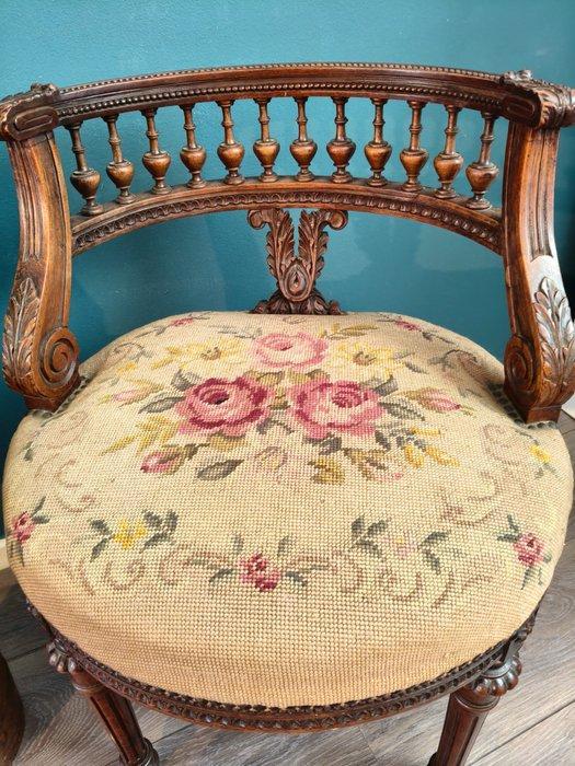 Fauteuil (2) - Walnoot, Antiek en Kunst, Antiek | Overige Antiek