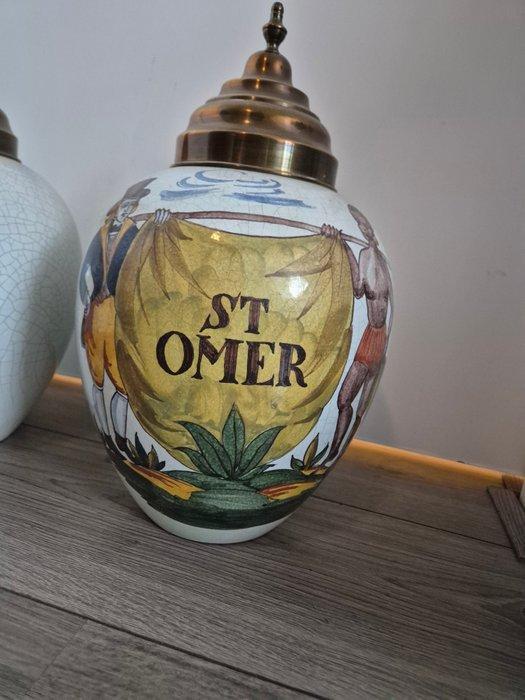 Oud Delft (attr.) - Tabakspot (2) - Aardewerk - Tabakspotten, Antiek en Kunst, Antiek | Glaswerk en Kristal
