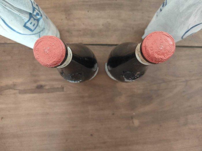 1967 Giacomo Borgogno - Barolo Riserva - 2 Flessen (0.72L), Verzamelen, Wijnen