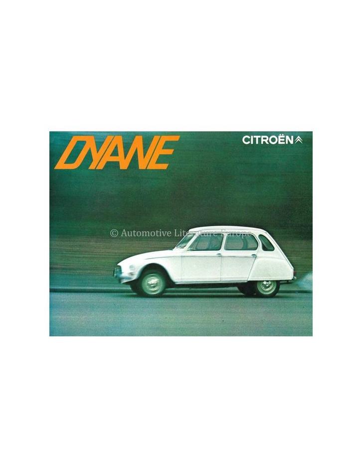 1970 CITROEN DYANE 6 LEAFLET NEDERLANDS, Boeken, Auto's | Folders en Tijdschriften