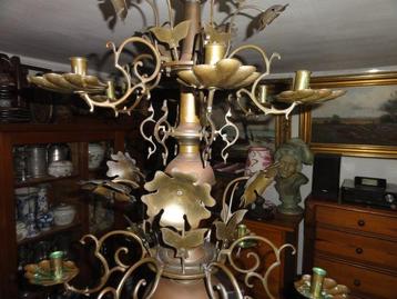 Plafondlamp - Onbekend - Messing, Metaal