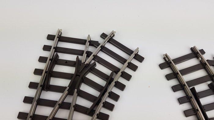 Märklin 1 - 5965/5966 - Modeltreinsporen (2) - Twee wissels,, Hobby en Vrije tijd, Modeltreinen | Overige schalen