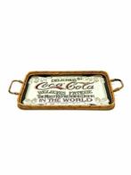 Coca-Cola - Vintage Coca-Cola reclamebord – Geweven bamboe