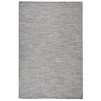 vidaXL Buitenkleed platgeweven 120x170 cm bruin en blauw, Verzenden, Nieuw
