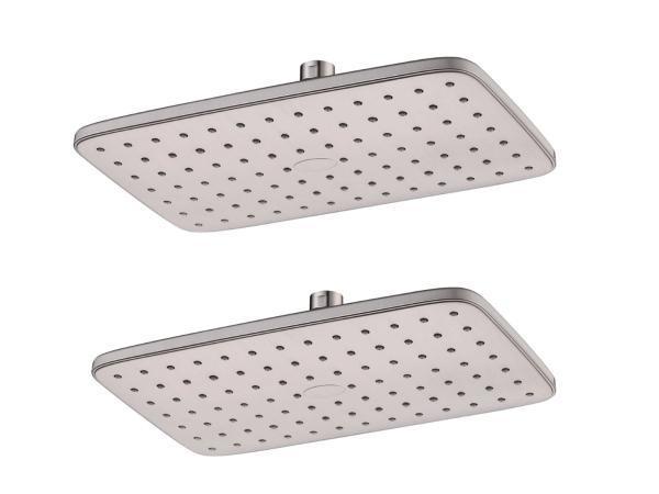 Veiling - 2x Beaux hoofddouche rechthoekig 29x18cm Port mat, Bricolage & Construction, Sanitaire