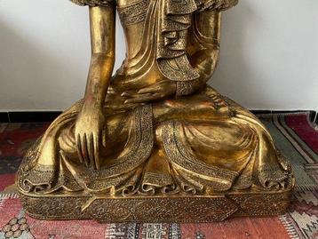Grande Mandalay Bouddha Bhumisparsha 105 cm x 90 cm x 60 cm