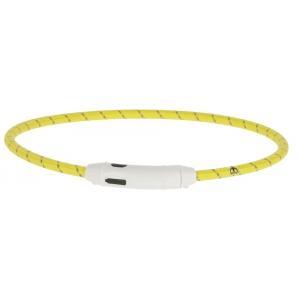 Led-halsband maxi safe, geel, 65 cm, 10 mm - kerbl, Dieren en Toebehoren, Honden-accessoires