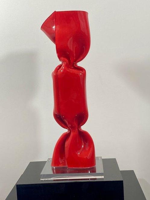 Laurence JENK (1965) - Sculpture, Wrapping Bonbon peint, Antiquités & Art, Art | Peinture | Moderne
