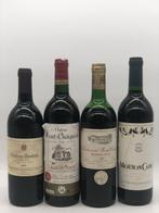 Mixed lot of 4 x 75cl red Bordeaux 1990 (rood), Ophalen of Verzenden, Nieuw, Frankrijk, Rode wijn