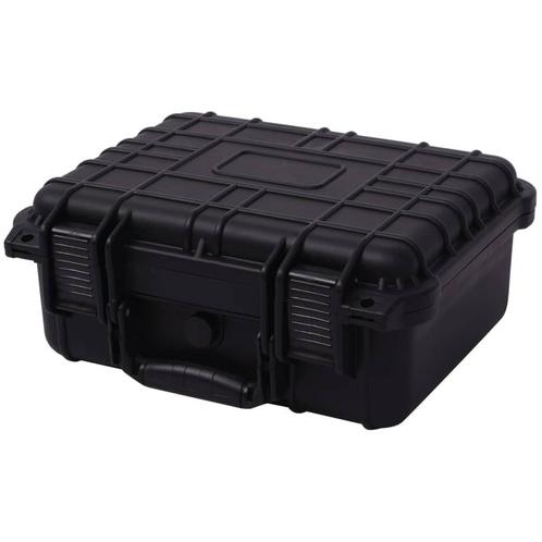 vidaXL Beschermende materiaalkoffer 35x29,5x15 cm zwart, Audio, Tv en Foto, Foto | Cameratassen, Nieuw, Verzenden