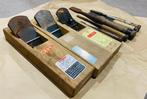 Set of 8 Vintage Japanese Woodworking Tools: 3 Kanna Planes