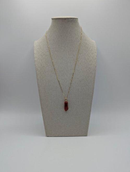 Zonder Minimumprijs - Hanger - 18 karaat Geel goud Koraal, Handtassen en Accessoires, Antieke sieraden