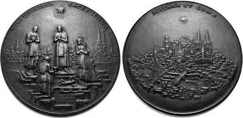 Grosse Eisenguss-medaille (dreikoenigsmedaille) 1 1964 Ko..., Timbres & Monnaies, Pièces & Médailles, Envoi