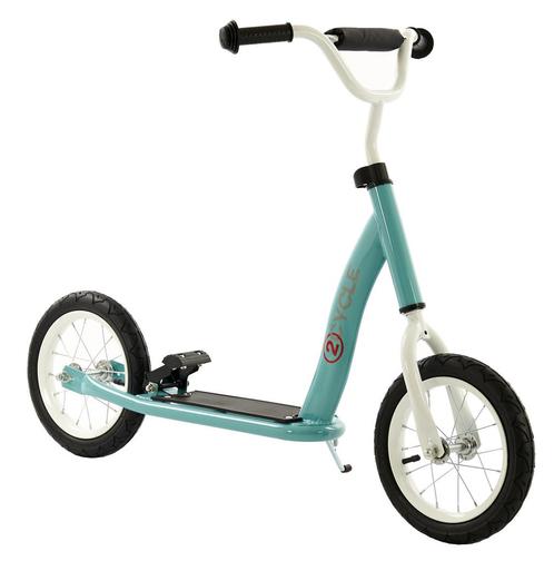 2Cycle Step - Luchtbanden - 12 inch - Turquoise, Vélos & Vélomoteurs, Trottinettes, Envoi