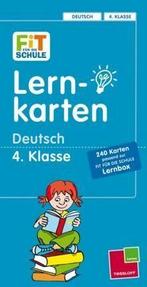 Lernkarten Deutsch 4. Klasse: 240 Karten/Lernbox  Ewe..., Ewelina Zenker, Verzenden